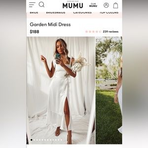 Show Me Your MuMu Garden MIDI Dress